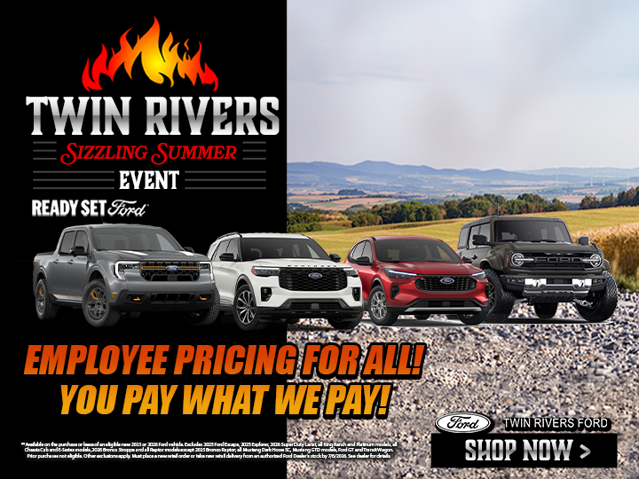 Employee Pricing on Eligible Ford Models!